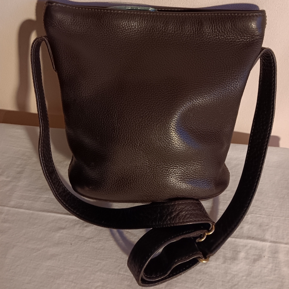 Coach Brown Pebble Leather Bag